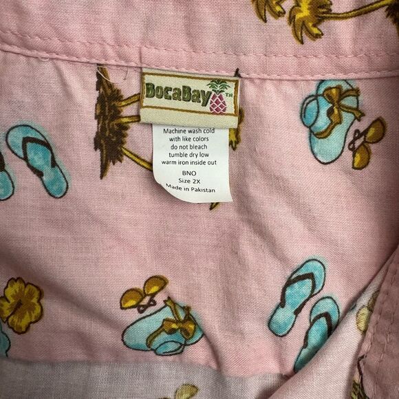 Boca Bay Hawaiian Shirt Size 2X - Picture 5 of 5